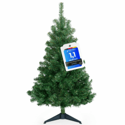 Blumtal künstlicher Weihnachtsbaum 120cm - Weihnachtsbaum künstlich mit naturgetreuen PVC-Nadeln und robustem Stellfuß - künstlicher Weihnachtsbaum klein - Christbaum - Kunst Tannenbaum künstlich Basic 120 cm