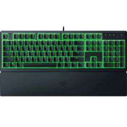 Razer Ornata V3 X - Flache Mecha-Membran-Gaming Tastatur (Lautlose Membran-Switches, Ergonomische Handballenauflage, Tastenkappen Anti-UV-Beschichtun) QWERTY US-Layout | Schwarz QWERTY US-Layout Ornata V3 X