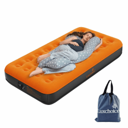 Luxchoice Luftmatratze Selbstaufblasend Aufblasbare Matratze mit Tragbare Pump Luftbett 1 Personen Gästebett für Camping Reisen Wandern Innenbereich