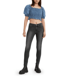 Levi's Damen 311 Shaping Skinny Jeans 28W / 28L Bloom Black