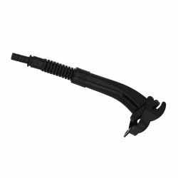 Oxid7® Ausgießer für Metall Benzinkanister Kraftstoffkanister - flexibel - Schwarz - aus Metall - passend für 5, 10 und 20 Liter Metallkanister
