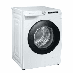 Samsung WW90T504AAWCS2 Waschmaschine, 9 kg, 1.400 U/min, Extra energiesparend, EEK: A (-10%), AI Ecobubble, AI Control, SmartThings App und AI Energy Mode, Hygiene-Dampfprogramm, Weiß 9 KG A-10%