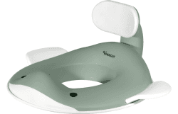 Kindsgut Toilettensitz Wal für Kinder, kindgerechtes Wal Design, in subtilen, modernen Farben, kinderfreundlich, pistazie