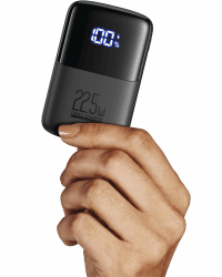 INIU Power Bank, 22.5W Fast Charging 10000mAh PowerBank Klein Aber Stark, PD3.0 QC4.0 USB C Input&Output Externe handyakkus für iPhone 16 15 14 13 12 X Pro Max Mini Plus Samsung S23 AirPods iPad etc Schwarz