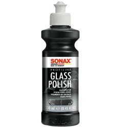 SONAX PROFILINE GlassPolish (250 ml) Glaspolitur zum Entfernen von leichten Verkratzungen, Vermattungen und Verätzungen aus Echtglas / Art-Nr. 02731410 Single