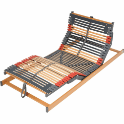 FMP Matratzenmanufaktur 7 Zonen Lattenrost Rhodos® EcoMove | Kopf- und Fußteil elektrisch verstellbar | 44 Leisten Lattenroste 100x200 cm 100 cm x 200 cm