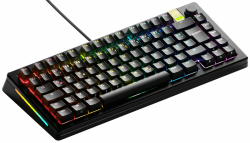 Glorious Gaming GMMK 3 PRO HE: Tastatur (Rapid Trigger), Hall-Effekt, modulares Aluminiumgehäuse & Dichtungssystem, 8K-Abrufrate, Hot-Swap (MX- & HE-Schalter), TKL 75%, Deutsche QWERTZ - Schwarz GMMK 3 PRO HE TKL Schwarz