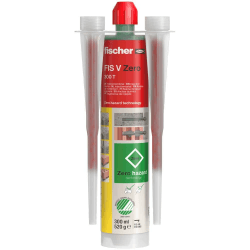 fischer Injektionsmörtel FIS V Zero 300 T, umweltschonender Universalmörtel, wetterfester Mörtel für den Innen- & Außenbereich, Mörtelmasse für Lasten in allen gängigen Baustoffen, 300 ml 300 ml FIS V Zero 300 T Umweltfreundlicher Injektionsmörtel
