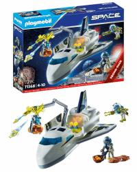 PLAYMOBIL | Space | Promo Pack | Space-Shuttle auf Mission | Spielzeug für Kinder ab 4 Jahren | 71368 Single