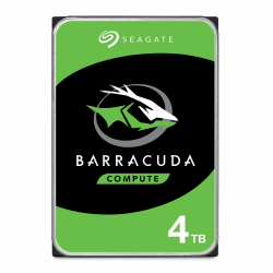 Seagate Barracuda 4TB interne Festplatte HDD, 3.5 Zoll, 5400 U/Min, 256 MB Cache, SATA 6GB/s, silber, FFP, Modellnr.: ST4000DMZ04 3.5 Zoll HDD BarraCuda 4TB