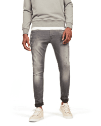 G-STAR Herren Revend Skinny Jeans 36W / 38L Blau (Lt Aged Destroy 51010-6132-1243)