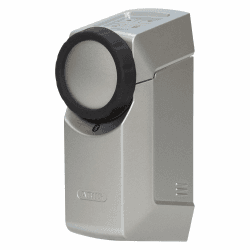 ABUS HomeTec Pro Bluetooth CFA3100 - Elektronisches Türschloss - Haustür Per App Auf Dem Smartphone Öffnen Und Verriegeln - Mit Zugangskontrolle - Silber Silber Türschlossantrieb
