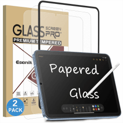Esanik Feel like Paper für Panzerglas für iPad mini 7 Generation (A17 Pro 2024) / iPad Mini 6 (2021) 8,3 Zoll Schutzfolie, 9H Härte Matt Schutzglas (2 Stück)