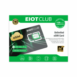 EIOTCLUB ESIM-Karte für Android-Smartphones, Unbegrenzte Downloads Profile, Daten-Roaming in 38 EU-Ländern und 200+ Ländern weltweit
