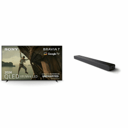 Sony BRAVIA 7 QLED (XR l Mini LED) 85 Zoll 4K HDR Google Smart TV (2024) HT-A3000 3.1 ch Dolby Atmos Soundbar für TV 85 Zoll Bravia 7 TV + Dolby Atmos Soundbar