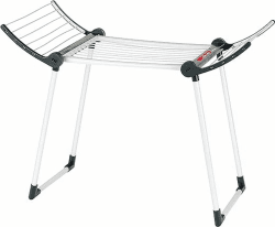Theo Klein 6735 Vileda Trockenständer I Stabiler Kinder-Ständer für nasse Puppenkleider und Teddys I Mit einklappbaren Seitenteilen I Maße: 33 cm x 65 cm x 49,5 cm I Spielzeug für Kinder ab 3 Jahren