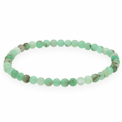 Lebensquelle Plus Mini Kugelarmband | 4-5mm | Hochwertiges Edelsteinarmband Chrysopras