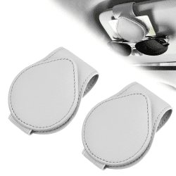 HAOMEEDUO 2 STK Brillenhalter für Auto Sonnenbrillenhalter Auto Brillenhalterung Sonnenblende Magnetische Brillenaufbewahrung Sonnenbrillenhalterung Auto Brillenhalter Clip Brillenablage für Brillen