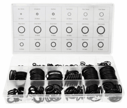 O-Ring Satz/Dichtring Set/Dichtung Sortiment ø 3-18mm Spezial Öl,- Benzin,- und Säurebeständig 279 tlg. (im wiederverwendbaren Aufbewahrungsbox/Sortimentsbox/Sortierkasten)