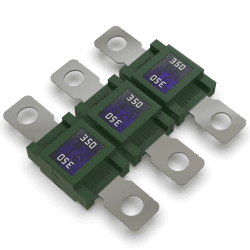 AUPROTEC Mega Hochstromsicherung Schraubsicherung 80A - 500A Auswahl: 350A Ampere grün, 3 Stück 3 Stück 350A Ampere grün