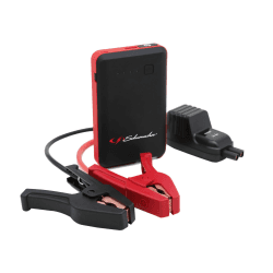 Schumacher SL471 - Starthilfe mit Powerbank - Lithium Ionen Batterie 600A 12V - Booster für Motoren bis 4L Benzin, 2L Diesel - Taschenlampe - USB-Ladegerät - Leistungsstark & Ultra-Kompakt