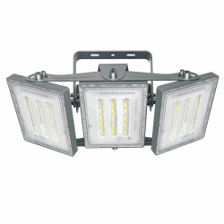150W LED Flutlicht Außen, 13500LM Superhell LED Fluter Flutlicht Außenstrahler, IP65 Wasserfest, 5000K Tageslicht, 3 Flutlicht mit verstellbarem Kopf unter, für Garten, Garage, Hotel ect. 150.0 Watt