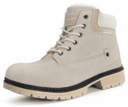 Eagsouni Winterschuhe Herren Damen Gefütterte Stiefel Warm Schneestiefel Wasserdicht Winterstiefel Winter Boots Outdoor 41 EU Beige