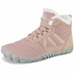 Mishansha Unisex Winter Barfußschuhe Warm Gefüttert Winterschuhe EU Gr.36-48 36 EU Rosa