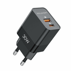 30W USB C Ladegerät mit Typ-C Ladekabel 2 Ports PD 3.0 Schnellladegerät Netzteil PPS 25W Stecker USB C für Google Pixel 9/9 Pro XL/8/8 Pro/7 Pro/7a/6a, iPhone 15 Pro Max/15 Plus/14/13, Samsung S24/S23 Schwarz