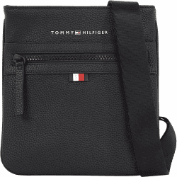 Tommy Hilfiger Herren ESSENTIAL PU MINI CROSSOVER Crossovers Einheitsgröße Schwarz (Black)
