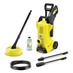 Kärcher Hochdruckreiniger K 3 Power Control Home, Druck: max. 120 bar, Fördermenge: 380 l/h, Fläche: 25 m²/h, Wasserfilter, Gewicht: 4,4 kg, Hochdruckpistole, Dreckfräser, Strahlrohr, Home Kit mit Flächenreinigerset Power Control