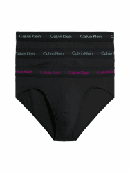 Calvin Klein Herren 3er Pack Unterhosen Hip Briefs Baumwolle mit Stretch XS Schwarz (B- Wild Aster, Gry Hthr, Arctic Lg)