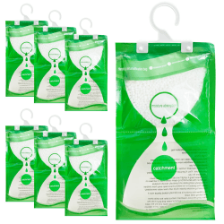 Kleiderschrank Feuchtigkeitsabsorber 7 Pack Hanging Luftentfeuchter gegen Feuchtigkeit Anti-Schimmel Desodorierende Feuchtigkeitsbeständige Trockenmittel-Tasche