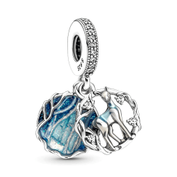 HAEPIAR S925 Sterling Silber Charme für Armband Halskette Charm Dangle Magic Deer für Frauen Mädchen Geburtstag Geschenke Hirsch
