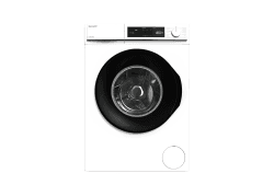 SHARP ES-NFA814BWB-DE Waschmaschine Frontlader/B / 8 kg / 1400 U/min/Advanced Inverter Motor/Allergy Smart / 15 Programme inkl. 15 min Kurzprogramm/AquaStop/Weiß