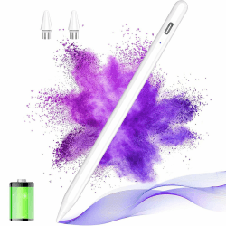 Stylus Stift für Android-Touchscreens,Kompatibel mit Lenovo/Samsung/Tablet/Telefon,Kapazitiver Stift mit 2 Ersatzspitzen, Verbesserte Präzision und Handflächenunterdrückung