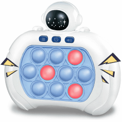 Quick Push Game Fidget Toys Pro für Kinder & Erwachsene, Pop Handheld-Spiel, schnelle Puzzle-Spielmaschine, Push-Bubble-Stress-Spielzeug, Geschenk für Jungen, Mädchen, Teenager Astronauten
