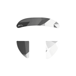 Xtrfy Glass Skates, Selbstklebende Mausfüße aus Aluminosilikat-Glas, Kompatibel mit Gaming-Maus Xtrfy MZ1/MZ1 Wireless, Für Schnelles und Präzises Gleiten