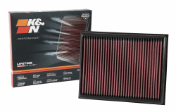 K&N 33-3059 Motorluftfilter: Hochleistung, Prämie, Abwaschbar, Ersatzfilter,Erhöhte Leistung, 2015-2019 (X220d, X250d, Navara, NP300, NP300 Navara, Alaskan)