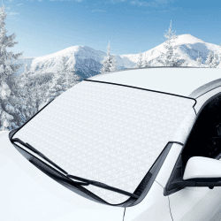 Hejo Windschutzscheibenabdeckung, Frostschutz Auto Frontscheibe, Frontscheibenabdeckung, Frontscheibe Sonnenschutz für Autos(190 x 95 cm)