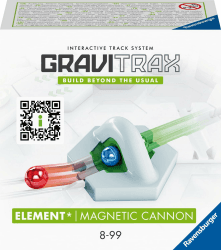 Ravensburger GraviTrax Element Magnetic Cannon 22413 - Erweiterung für deine Kugelbahn - Murmelbahn und Konstruktionsspielzeug ab 8 Jahre, Grey Erweiterung Gauss-Kanone - neues Verpackungsdesign Single