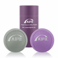AIPIE Griffstärke Ball Handtrainer 3 Stück Massageball Handtrainer Griffbälle Klettern Ball Hand Trainingsgerä Antistressbälle zur Kräftigung von Hand und Finger und Druckentlastung Silber hellviolett tiefviolett