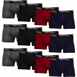 MERISH Boxershorts Herren 8-er / 12-er Pack S-5XL Unterwäsche Unterhosen Männer Men Retroshorts New XL 218d 12er Set Mehrfarbig