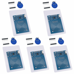 RFID Kit Binghe 5 Stücke RFID Kit Modul RFID IC-Karten-Sensormodul mit Reader, Chip und Card 13,56MHz SPI 3.3V Datenübertragungsrate Maximal 10Mbit/s kompatibel mit Arduino