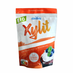 Steviola/Bio Xylit/Birkenzucker/Geeignet für Speisen und Getränke/Vegan und laktosefrei/Süße ohne Zucker / 500g Bio Xylit 500g