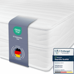 Träumegut24 AquaFlex 7-Zonen Kaltschaummatratze 16cm hoch | Ergonomische Matratze | Härtegrad H2 & H3 | ÖkoTex Zertifiziert | Rollmatratze (16cm, 140 x 200 cm) 140 x 200 cm 16cm
