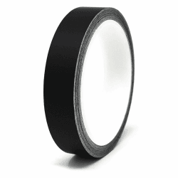 Finest Folia 10 Meter (0,79€/Meter) Matt Zierstreifen Auto Motorrad Boot Modellbau Basteln DIY Deko Dekorstreifen Seitenstreifen Klebestreife (Schwarz Matt, 12mm Breite) Schwarz Matt 12mm Breite