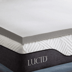 LUCID Memory Foam Matratzen Topper 140x200cm mit Bambuskohle, 5 cm dicke Matratzenauflage 140 x 200 cm 5 cm 140 x 200 cm Topper