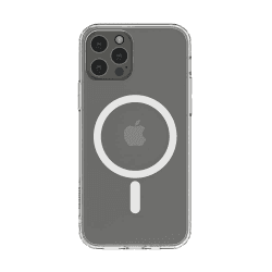Belkin MagSafe-kompatible Hülle Für Das IPhone 12/12 Pro (mit Antimikrobieller Beschichtung, Integrierten Magneten Und Erhöhten Rändern Zum Schutz Der Kamera), MSA002BTCL iPhone 12 / 12 Pro