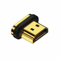 chenyang HDMI 2.1 Magnetanschluss, HDMI 8K@60Hz 4K@120Hz 48Gbps High Speed ​​vergoldeter Adapter Single Connector